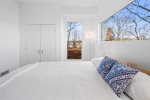 Primary bedroom with king bed & spectacular marsh view